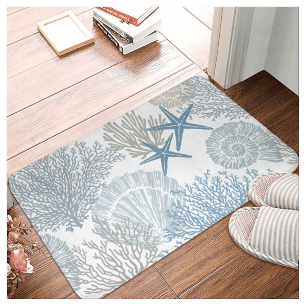 Coastal Beach Bath Mat